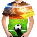 Drenge-T-shirt med bold B1487 13