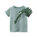 Drenge-T-shirt med dyreprint 8