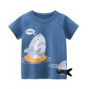 Drenge-T-shirt med dyreprint 5