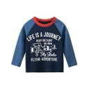 Drenge T-shirt med lange ærmer B1570 17