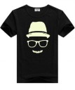 Drenge-T-shirt med selvlysende print J676 6