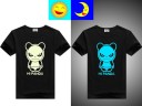 Drenge-T-shirt med selvlysende print J676 4