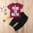 Drenge T-shirt og bukser L1641 4