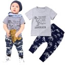 Drenge T-shirt og bukser L1717 1