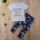 Drenge T-shirt og bukser L1717 3