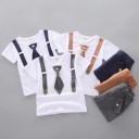 Drenge T-shirt og shorts L1589 2
