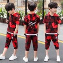 Drenge T-shirt og shorts L1590 3