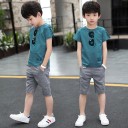 Drenge T-shirt og shorts L1608 2