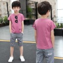 Drenge T-shirt og shorts L1608 4