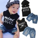 Drenge T-shirt og shorts L1613 1