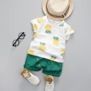 Drenge-T-shirt og shorts L1622 4