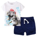 Drenge T-shirt og shorts L1623 8