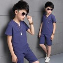 Drenge-T-shirt og shorts L1633 2