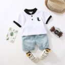 Drenge-T-shirt og shorts L1726 5