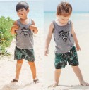 Drenge tanktop og shorts L1598 2