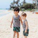 Drenge tanktop og shorts L1598 3