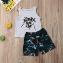 Drenge tanktop og shorts L1598 4