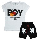 Drengesæt - T-shirt og shorts J1334 6
