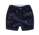 Drengeshorts i bomuld med ankre 5