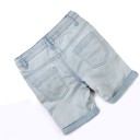 Drengeshorts i denim - Hvide 1