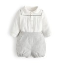 Drengeskjorte og shorts L1685 1