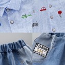 Drengeskjorte og shorts L1712 3