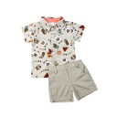 Drengeskjorte og shorts L1713 3