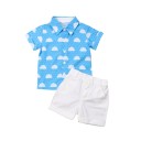Drengeskjorte og shorts L1713 2