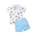 Drengeskjorte og shorts L1713 6
