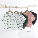 Drengeskjorte og shorts L1727 3