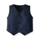 Drengeskjorte, vest og shorts L1695 3