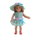 Dresses with Hat for Dolls 28
