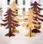 Dřevěná dekorace vánoční strom 2