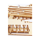 Dřevěné 3D puzzle Stoupání s kuličkou DIY model stavebnice pro dospělé a teenagery Mechanická dráha Tvoření Kreativní zábava 2