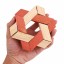 Dřevěné 3D vzdělávací puzzle - Hlavolamy 6