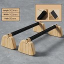 Drevené bradlá na kľučky 50 cm Buková paraleta pre domáci tréning Stojky Kľučky Kalistenika Posilňovanie Nosnosť 300 kg 4