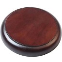 Dřevěné soudcovské kladívko s podložkou 25,9 cm masivní dřevo hnědé zvukové kladivo pro soud jednání aukce kancelář 3