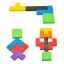 Dřevěné tetris puzzle 5