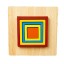 Dřevěné vkládací puzzle geometrické tvary 6