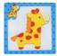 Dřevěné vzdělávací puzzle pro děti J631 7