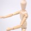 Drevený model ľudského tela 3