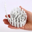 Drevený modelový plot 90 cm Výška 5,1 cm Šírka 7,2 cm Miniatúrne oplotenie pre dioráma a modelovú krajinu 1