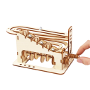 Drewniana 3D Puzzle Ball Climb DIY Model Building Kit dla dorosłych i nastolatków Mechaniczne tworzenie torów Kreatywna zabawa 4
