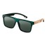 Drewniane okulary przeciwsłoneczne męskie E1957 7