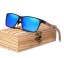 Drewniane okulary przeciwsłoneczne męskie E2043 4