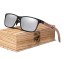 Drewniane okulary przeciwsłoneczne męskie E2043 5