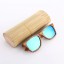 Drewniane okulary przeciwsłoneczne męskie E2160 4