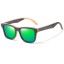 Drewniane okulary przeciwsłoneczne męskie E2161 5