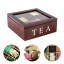 Drewniane pudełko na torebki herbaty 3