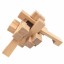 Drewniane puzzle edukacyjne 3D - łamigłówki mózgowe 4